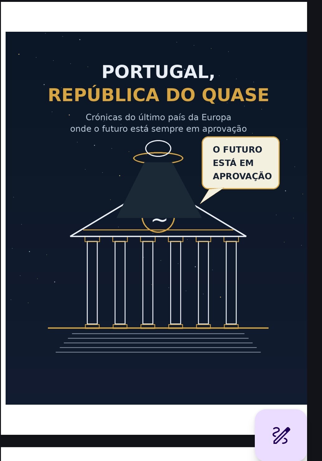 Capa do livro Portugal, República do Quase